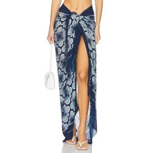 Shani Shemer Print Pareo Skirt - One Size Blue Print
